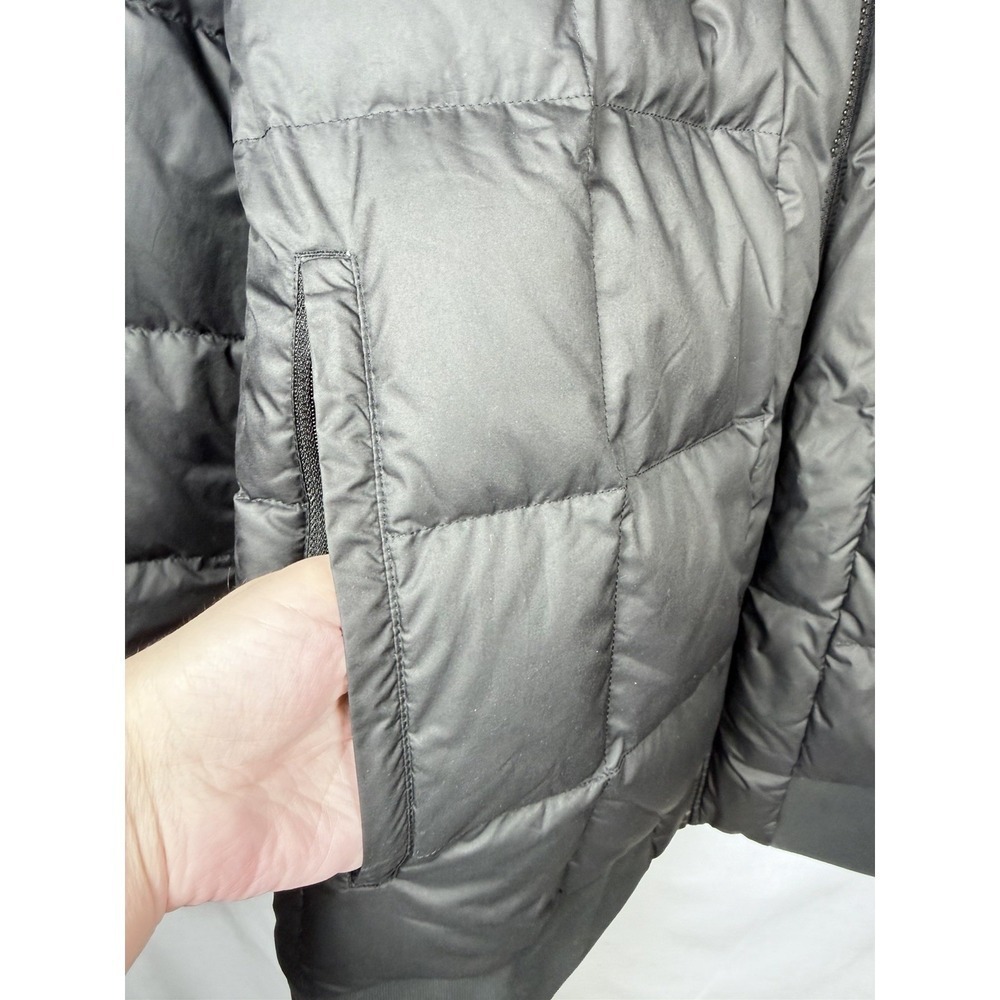 Lululemon About Face Bomber Jacket Men Reversible Down Puffer Black XL Palm deco - Picture 4 of 13